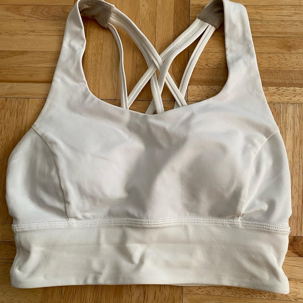 Lululemon Athletica Cream Sports Bra